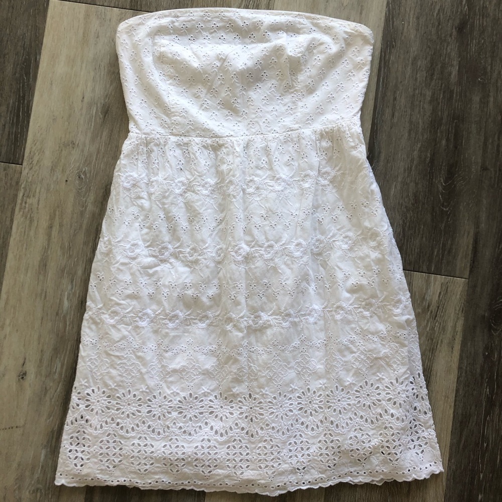 OLD NAVY white Lace sleeveless summer dress